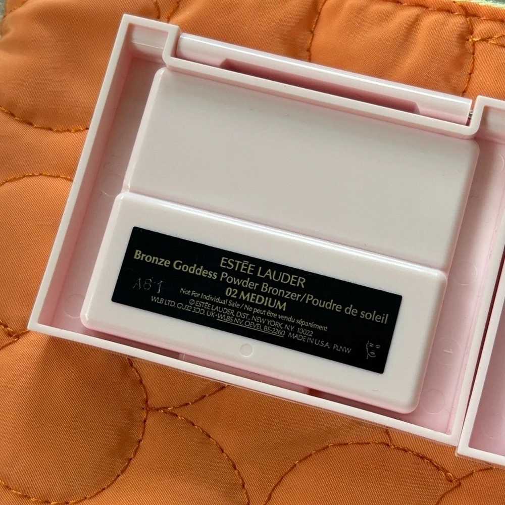 Brand New Estee Lauder Set of 2 Bronzers bareMinerals Cheek & Eye Brush & Bag